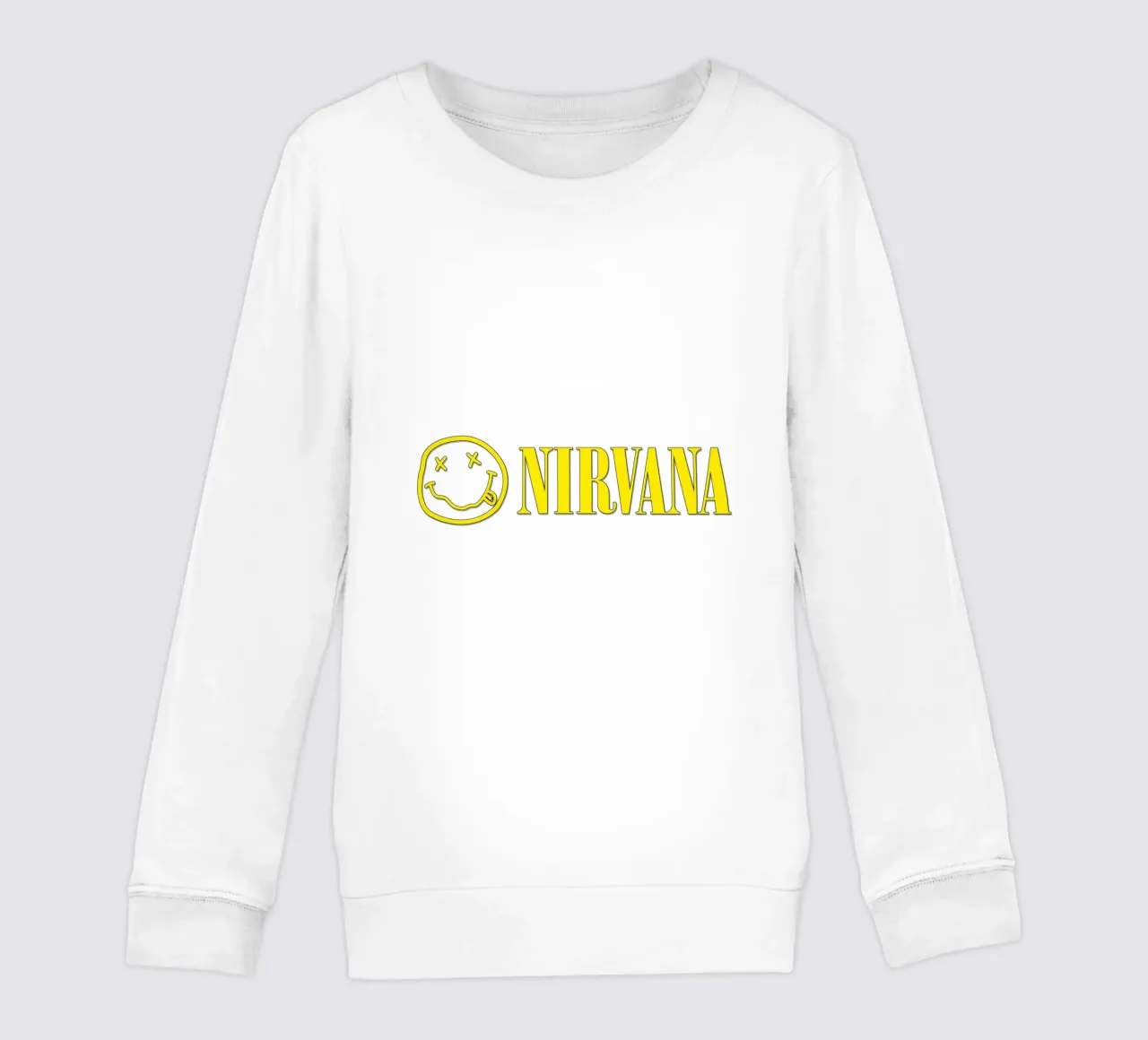 Logo And Text Nirvana Poster felpa bambino da Has Fab