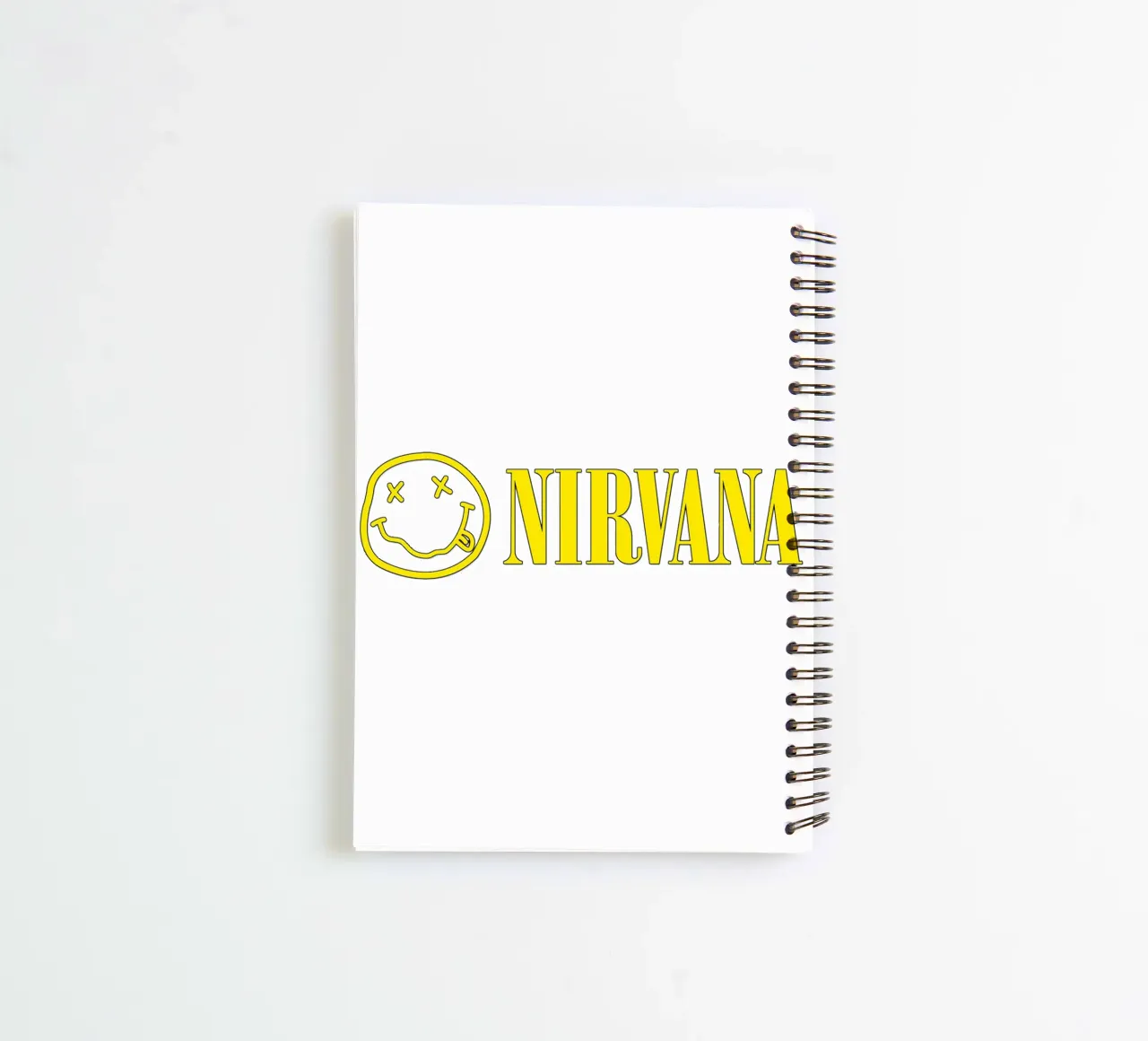 Logo And Text Nirvana Poster carnet à spirale de Has Fab