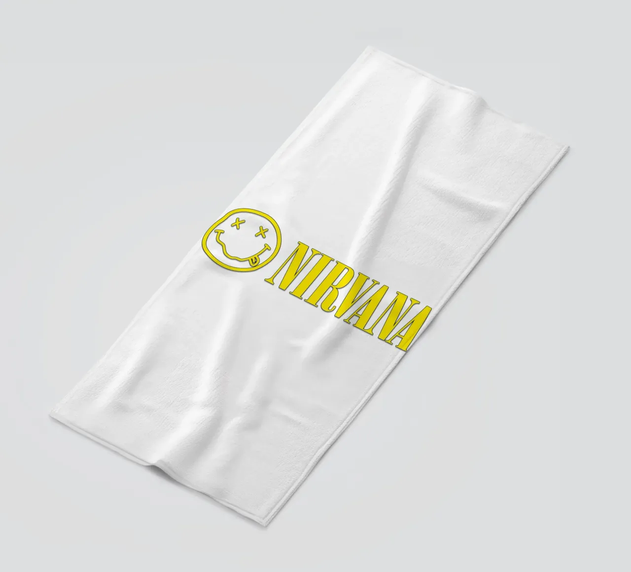 Logo And Text Nirvana Poster telo mare da Has Fab