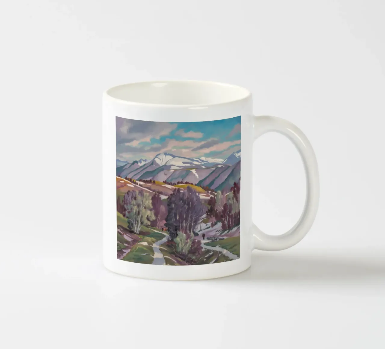 Passaggio del picco della valle tazza in ceramica da Celestial Harmony