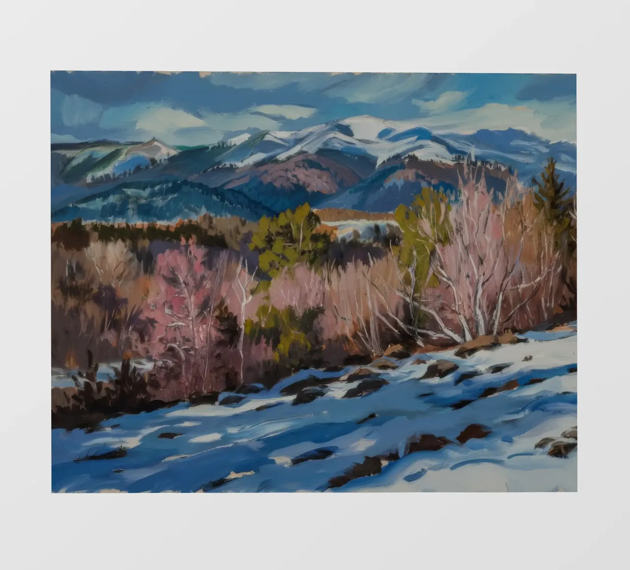 Picos de River Rock papel para pared de Celestial Harmony