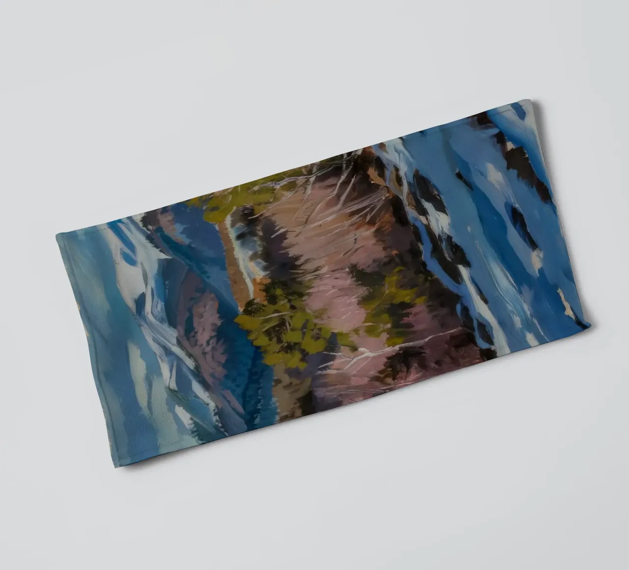 Picchi di roccia del fiume asciugamano da bagno da Celestial Harmony