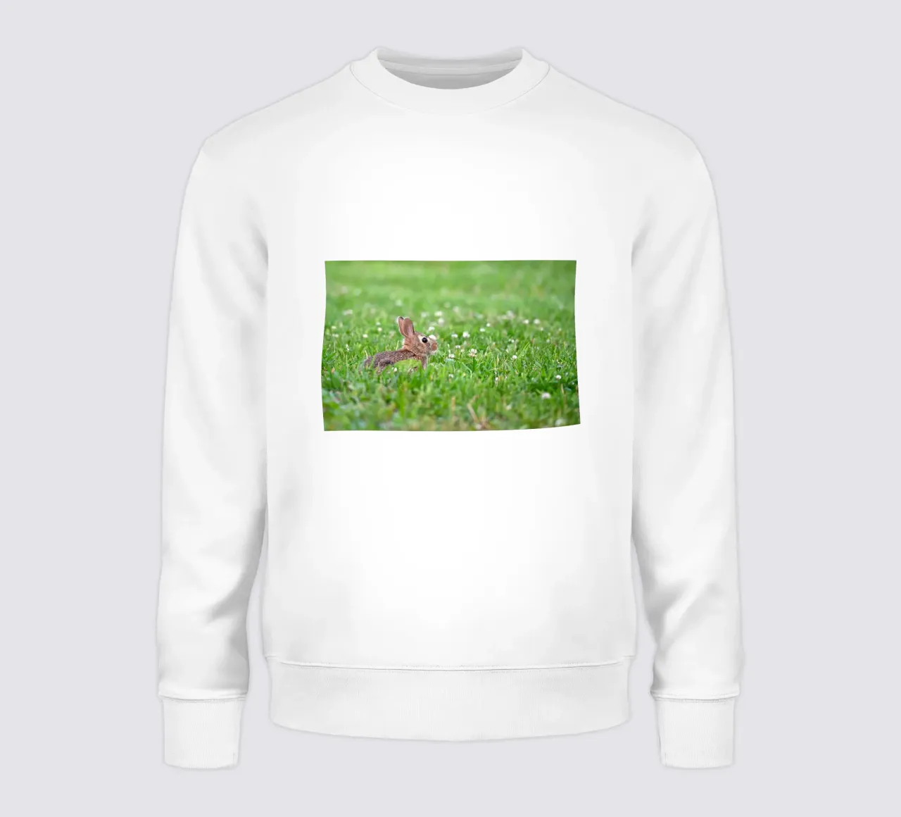 trébol hierba de conejo sudadera de animal story home