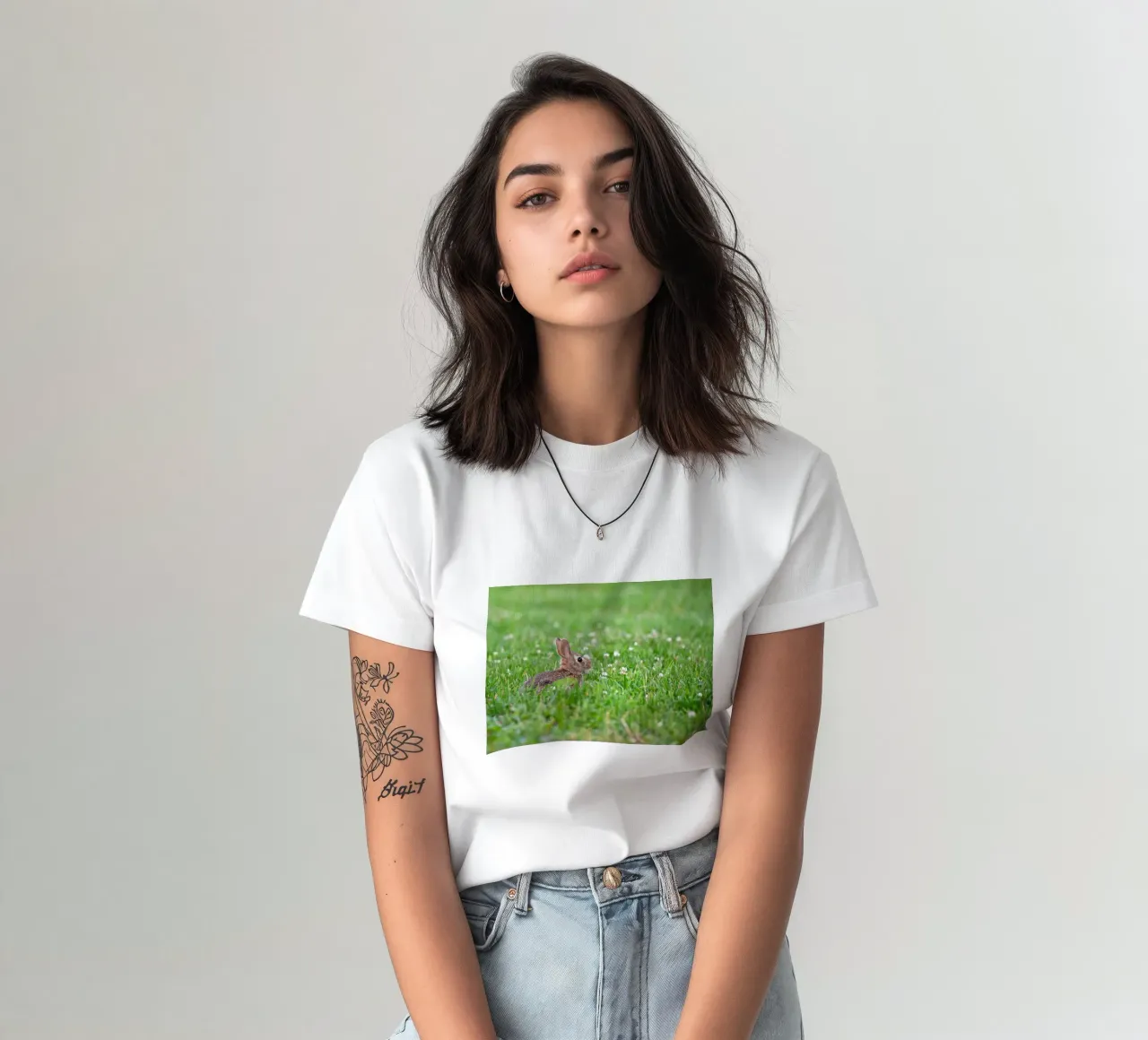trifoglio di coniglio t-shirt da animal story home