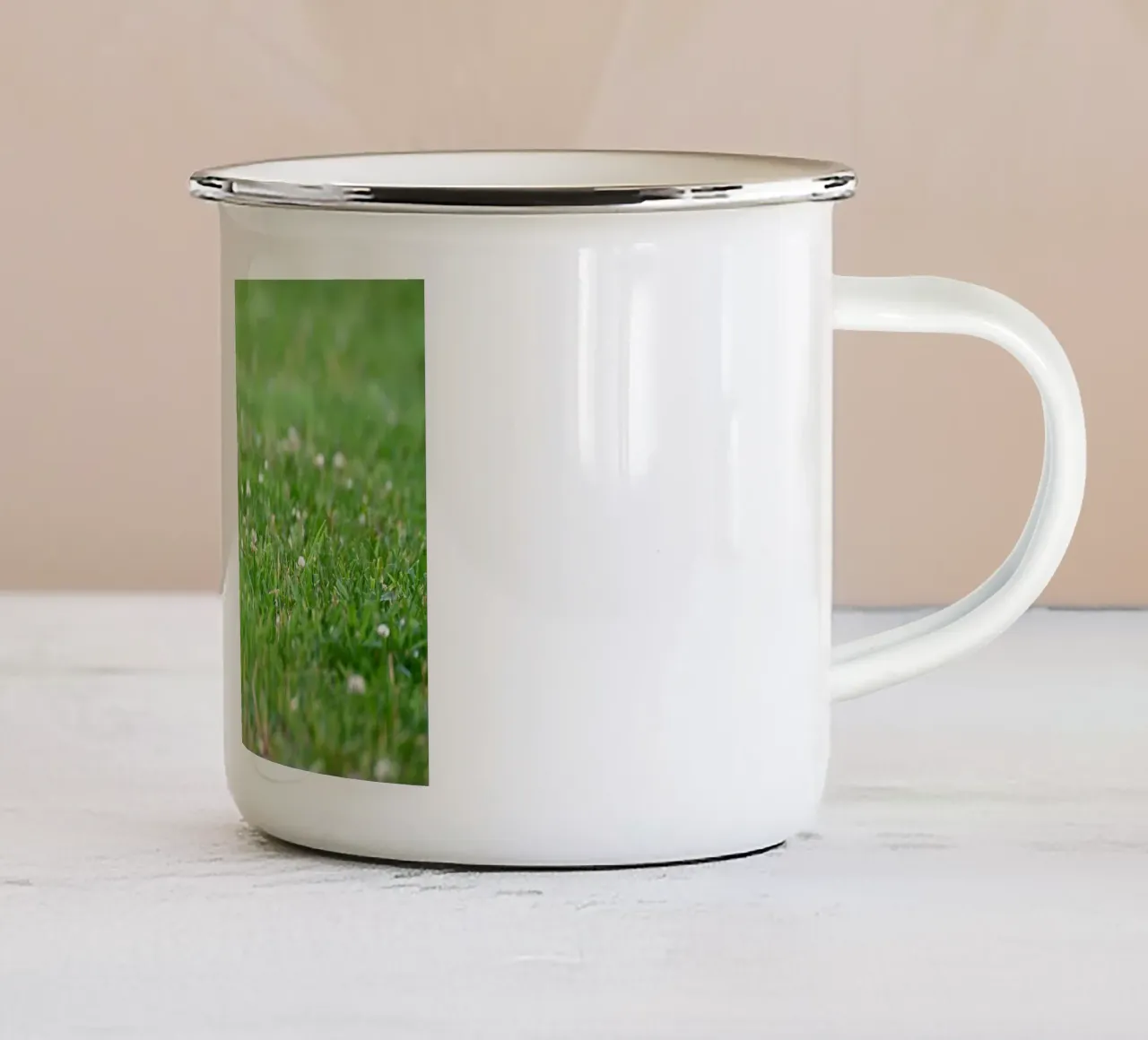 trifoglio di coniglio tazza in smalto da animal story home