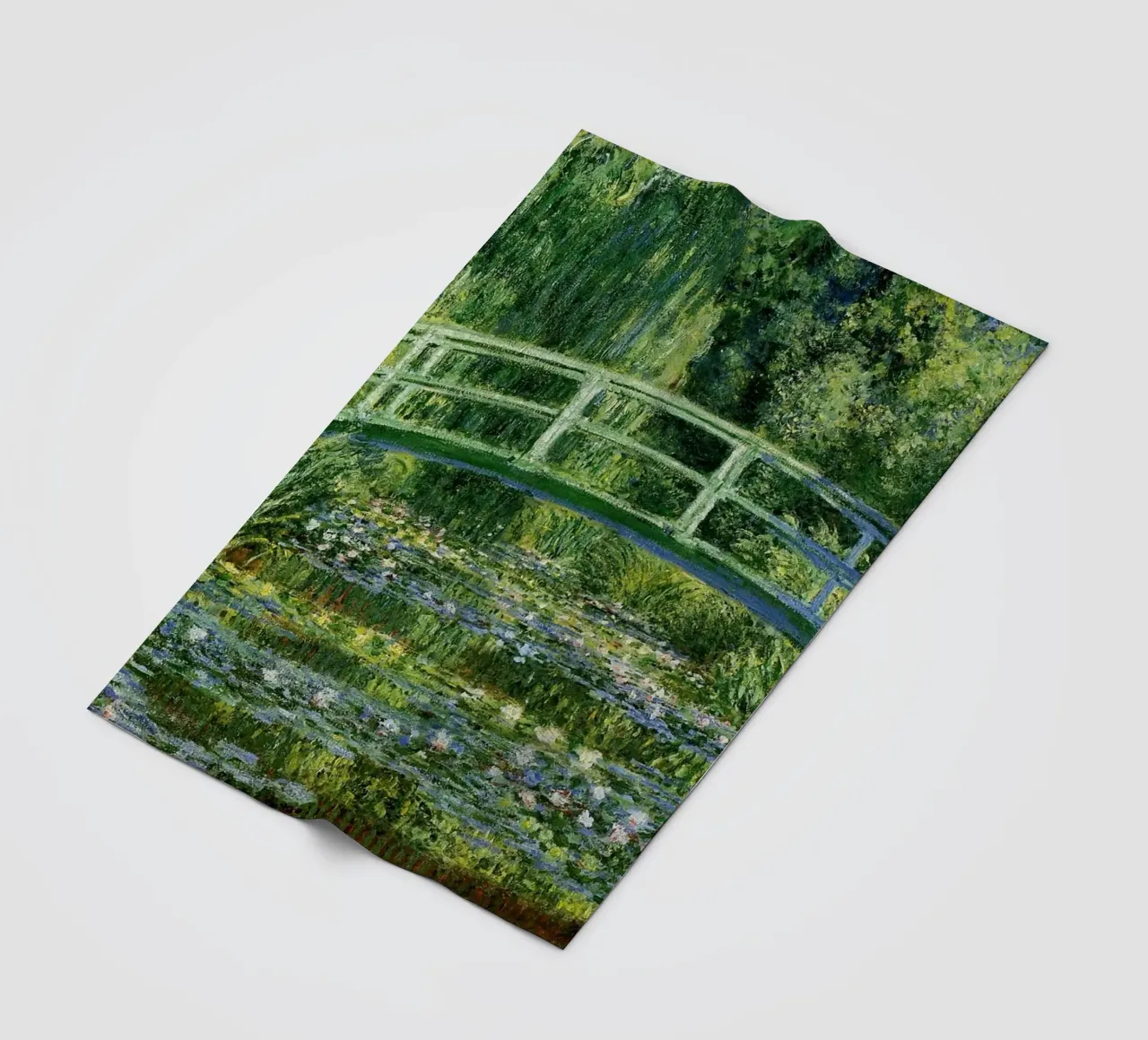 Monet - Ancient Bridge Fleecedecke von Günstiger Laden