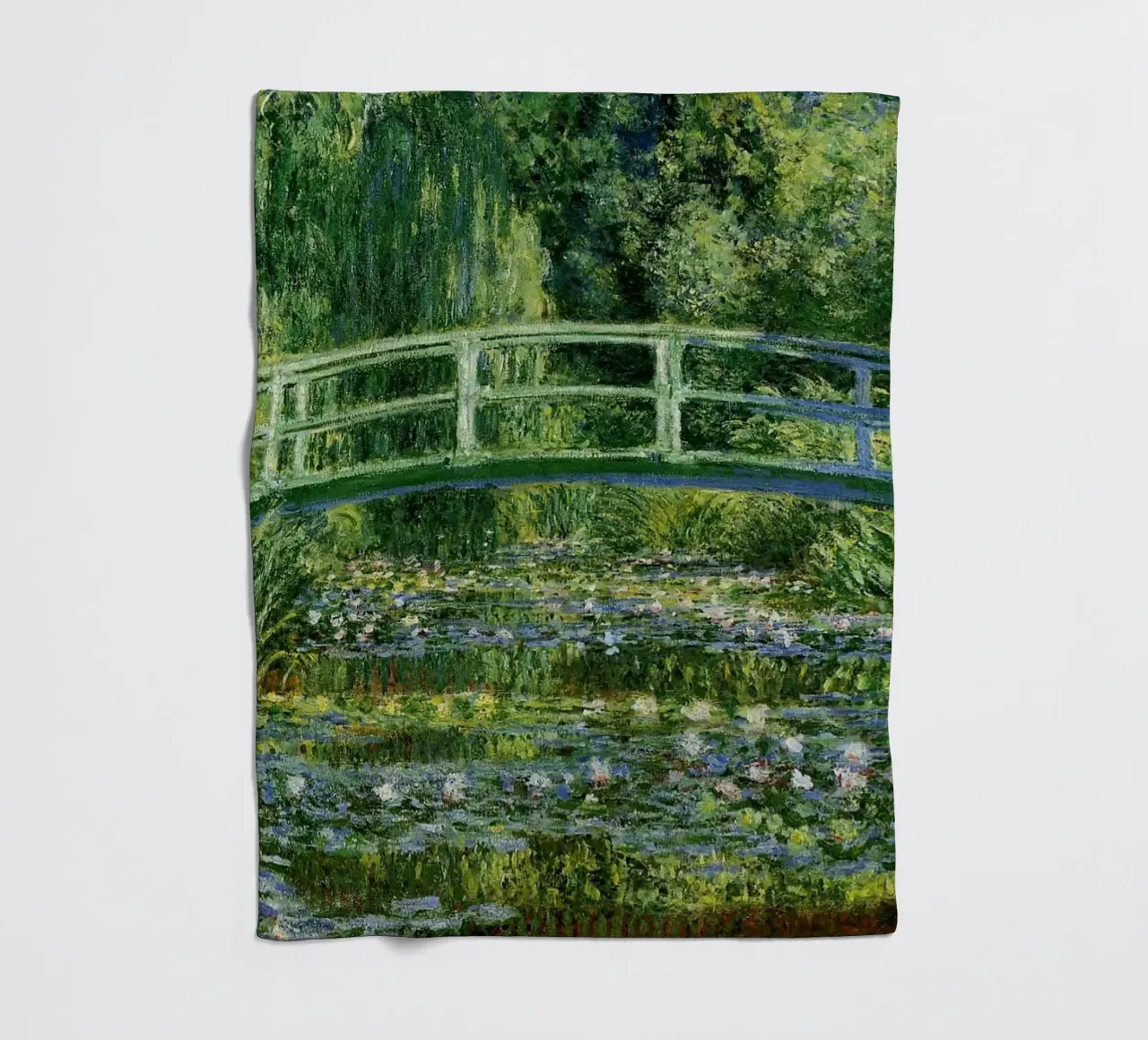 Monet - Ancient Bridge Fleecedecke von Günstiger Laden