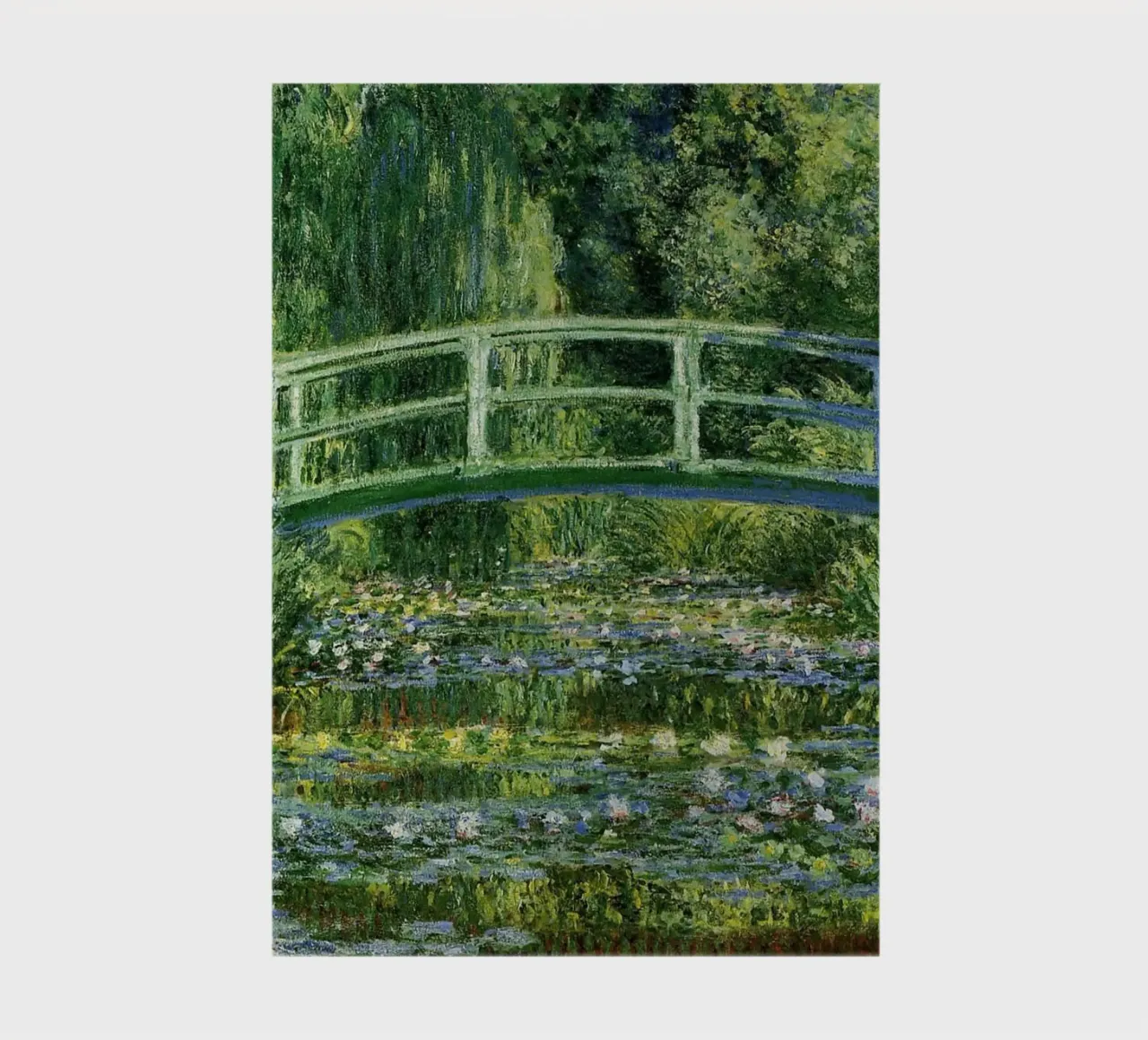 Monet - Ancient Bridge carnet de notes de Günstiger Laden