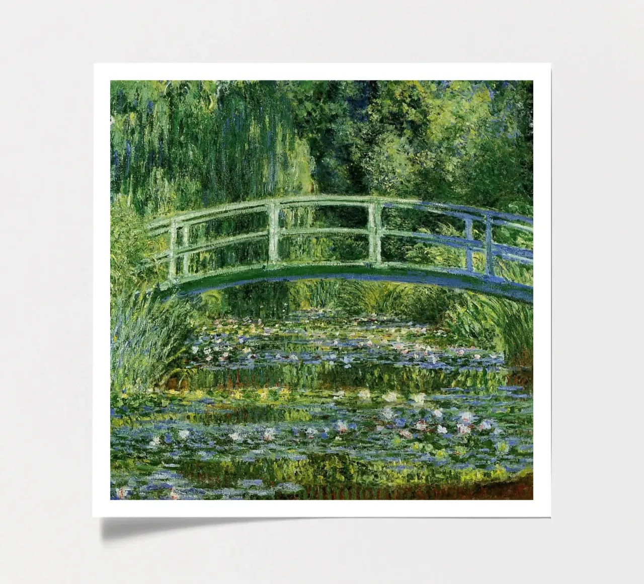 Monet - Ancient Bridge Stickerbogen von Günstiger Laden