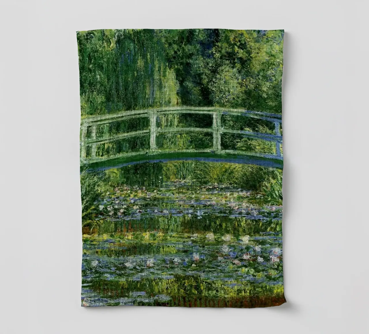 Monet - Ancient Bridge torchon de Günstiger Laden