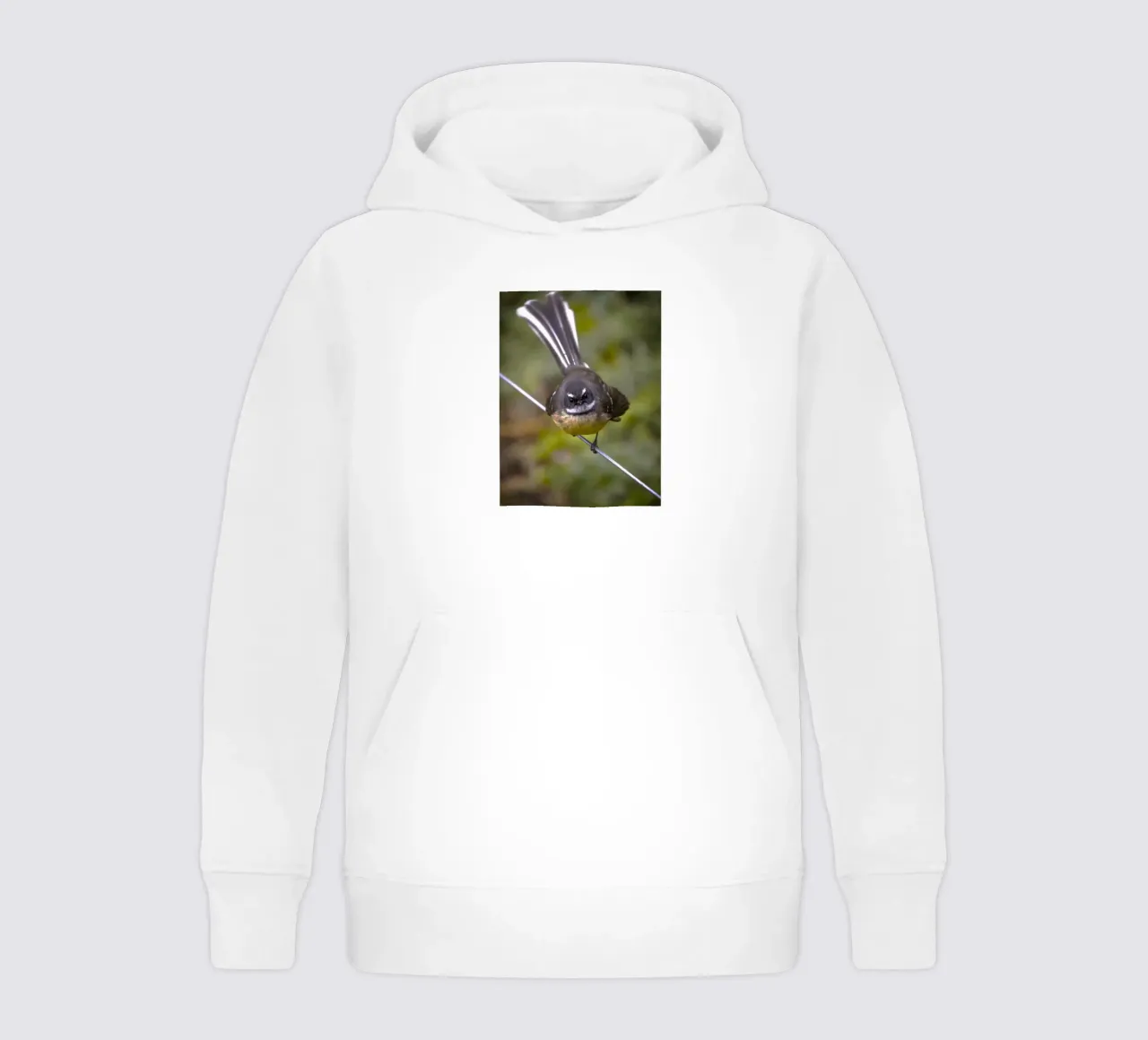 piccolo uccello in fantail felpa bambino con cappuccio da animal story home