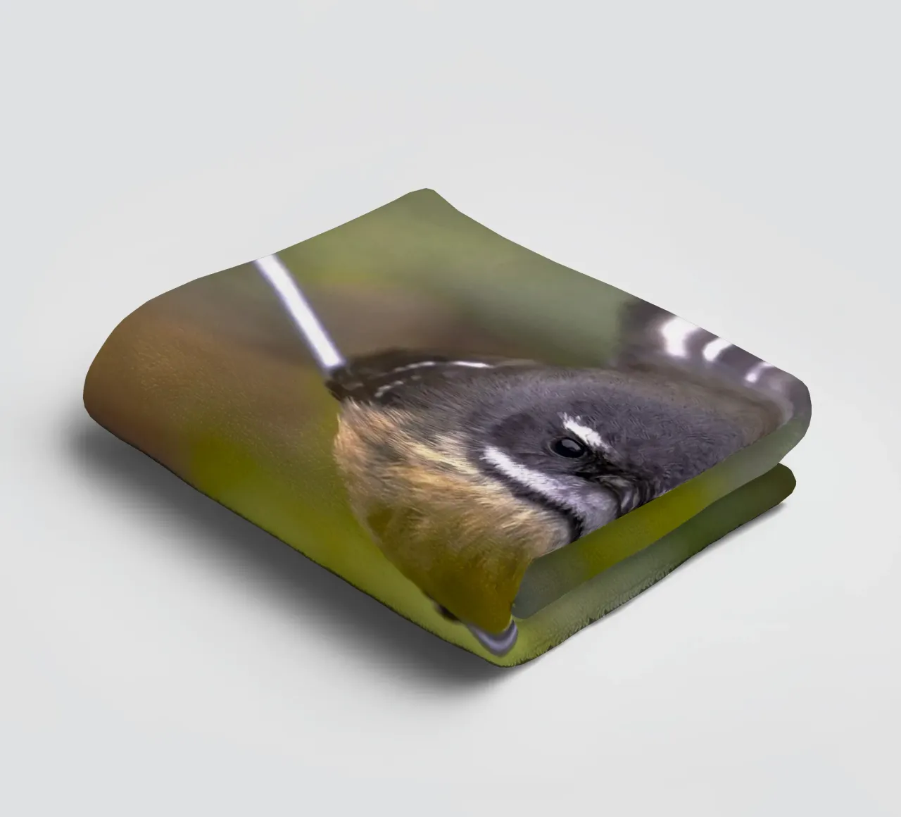 piccolo uccello in fantail asciugamano da bagno da animal story home