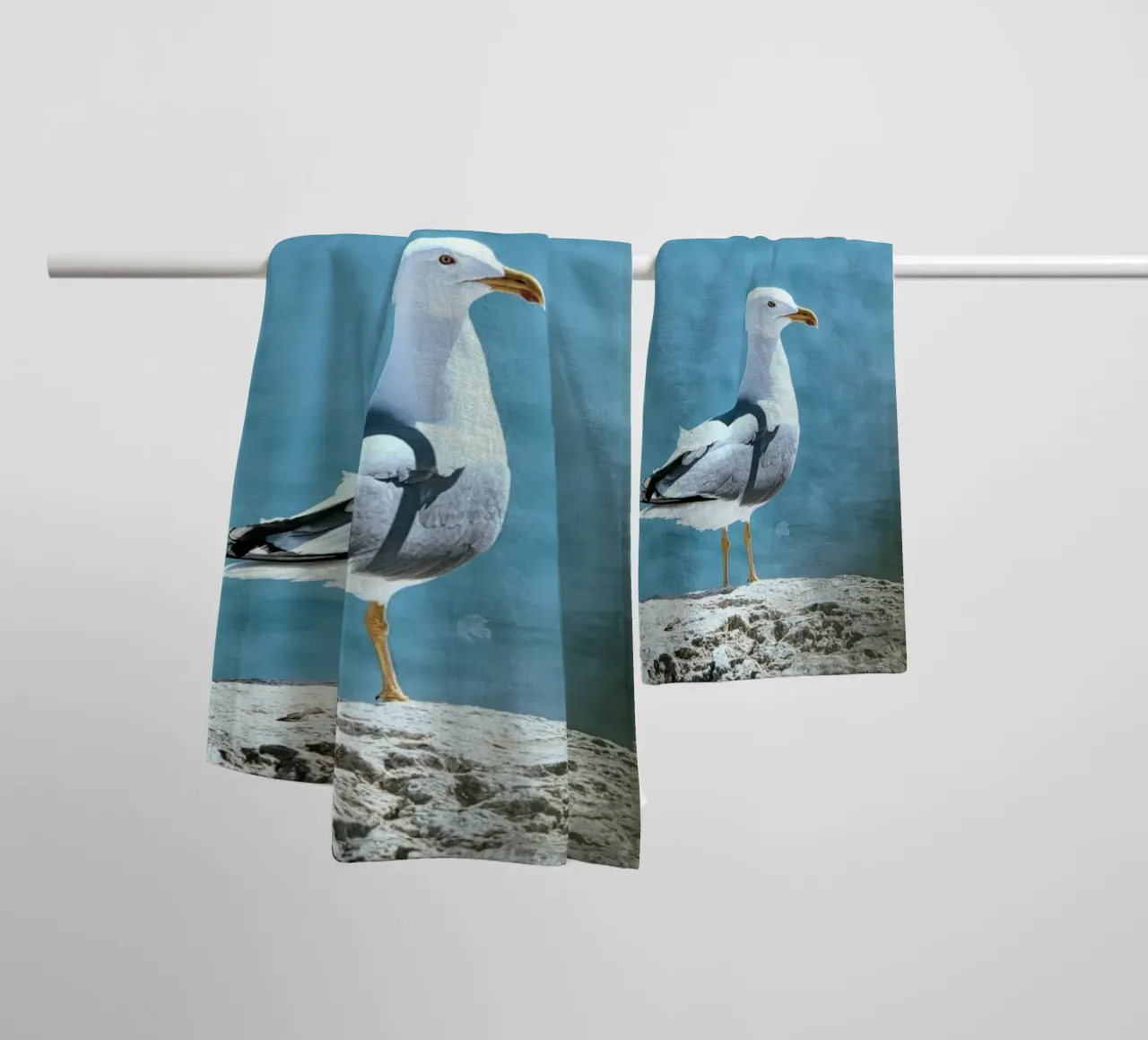 gabbiano uccello oceano asciugamano da bagno da animal story home