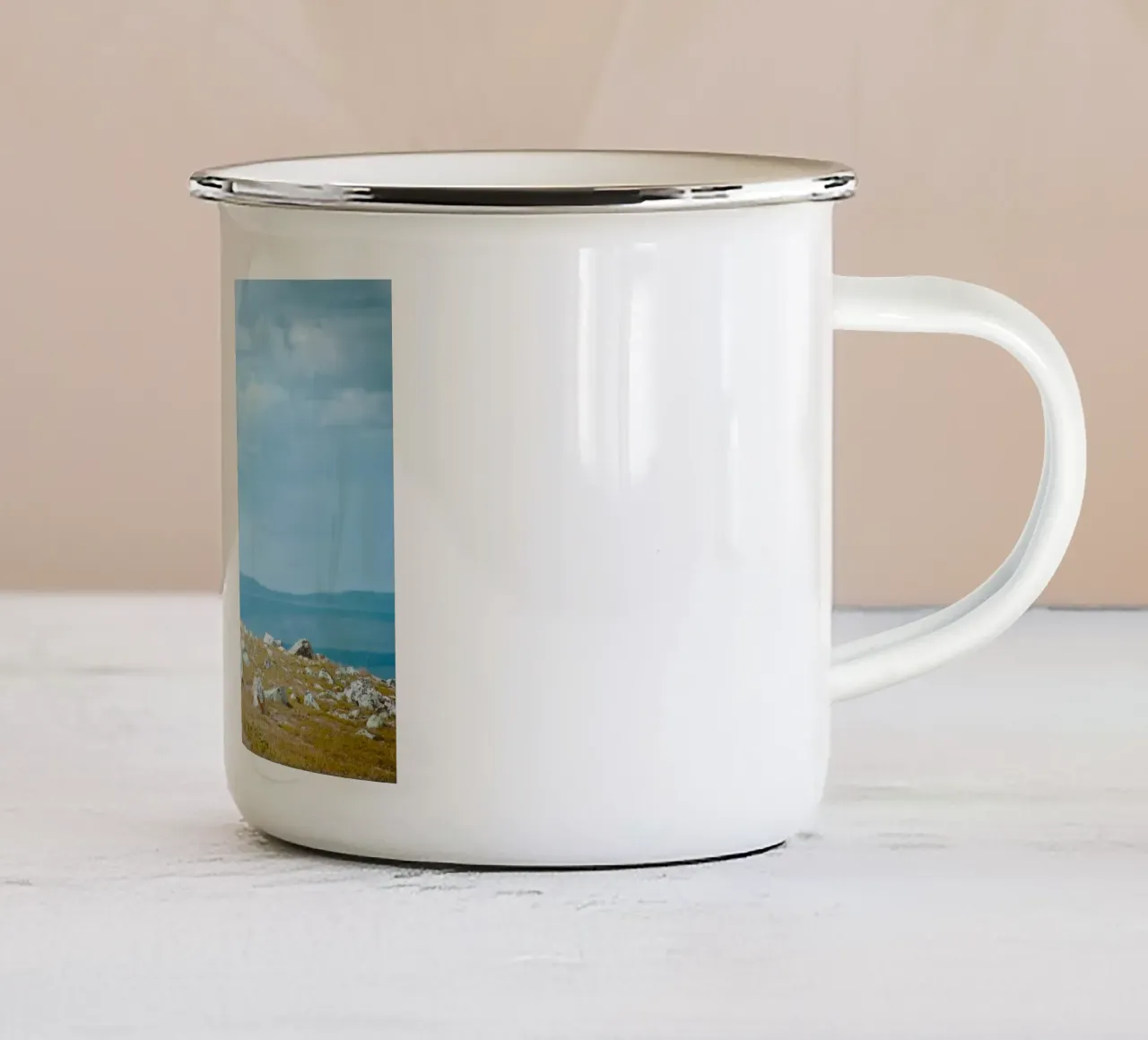 renne natura tazza in smalto da animal story home