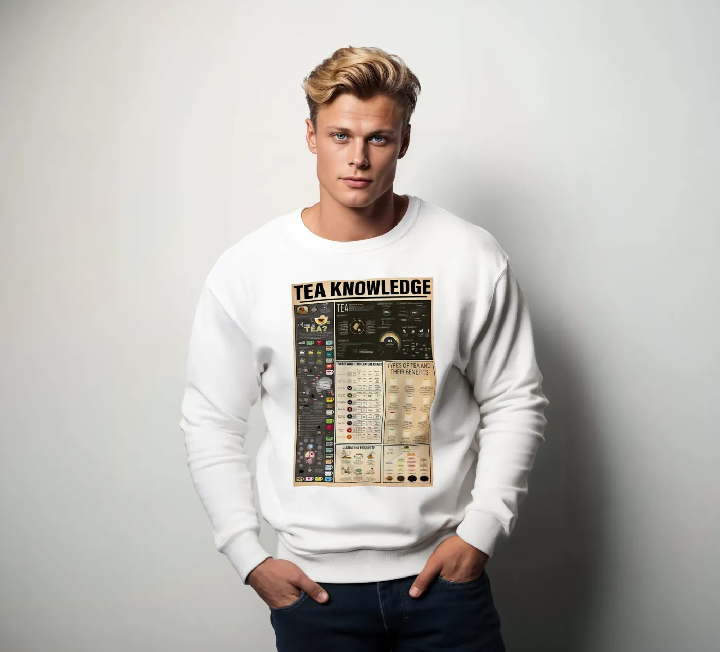 Tea Knowledge felpa da Maritiknowled