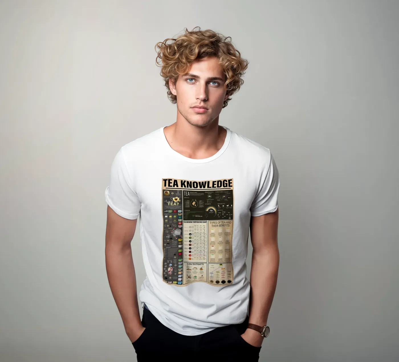 Tea Knowledge t-shirt by Maritiknowled