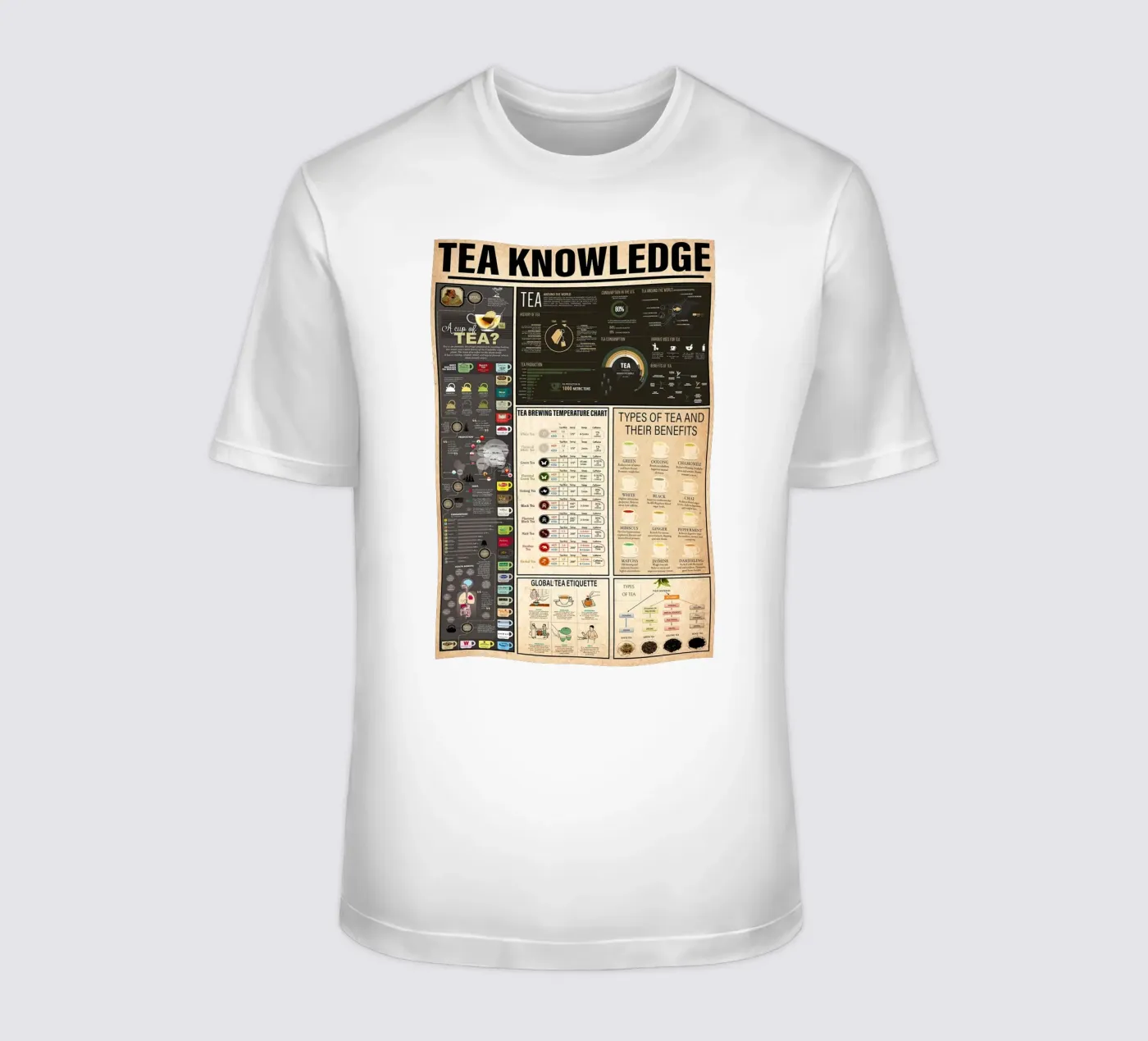 Tea Knowledge t-shirt by Maritiknowled