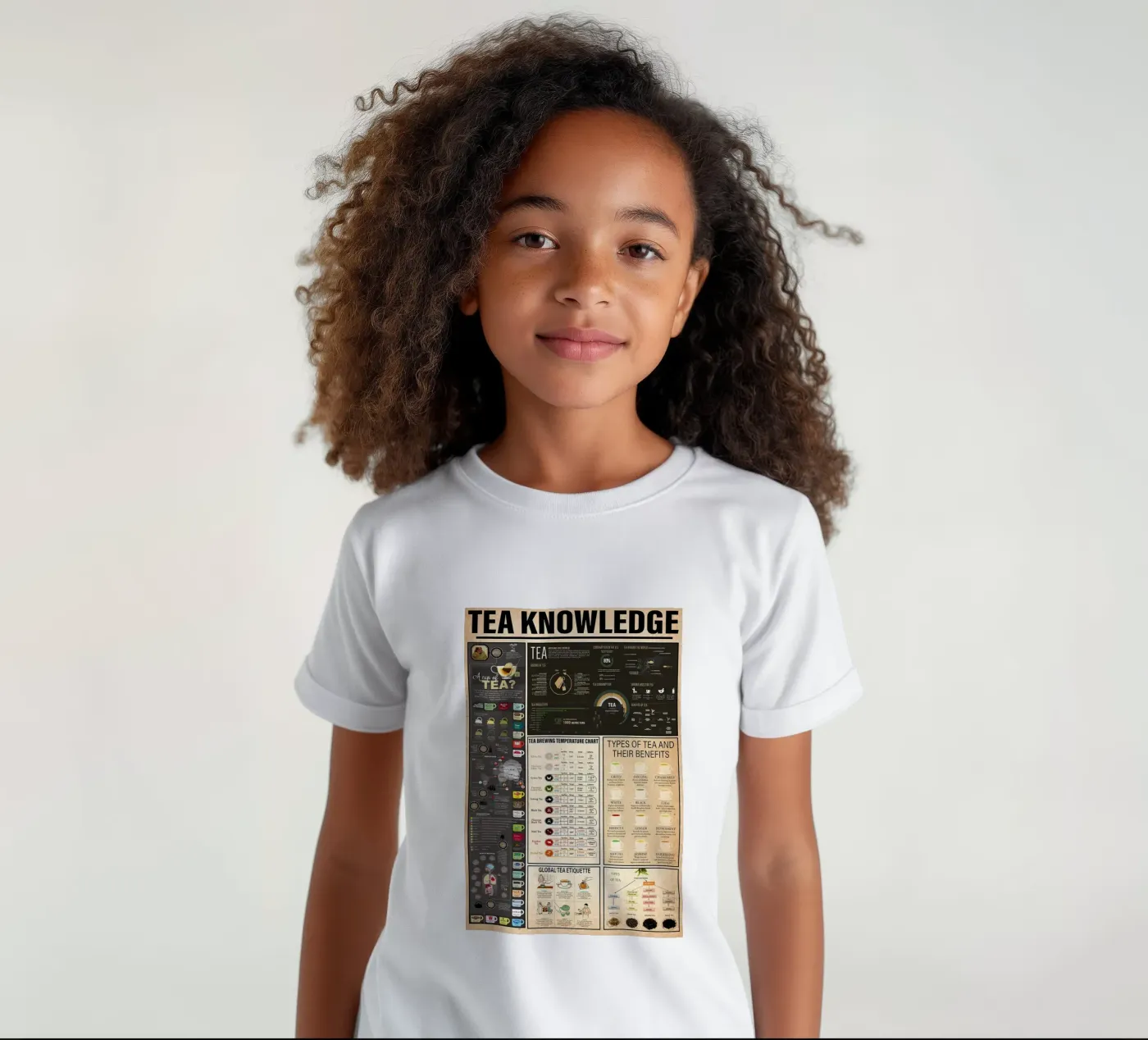 Tea Knowledge kinder t-shirt van Maritiknowled