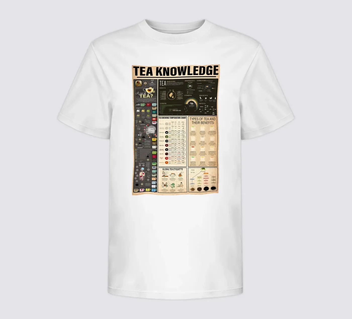 Tea Knowledge kinder t-shirt van Maritiknowled