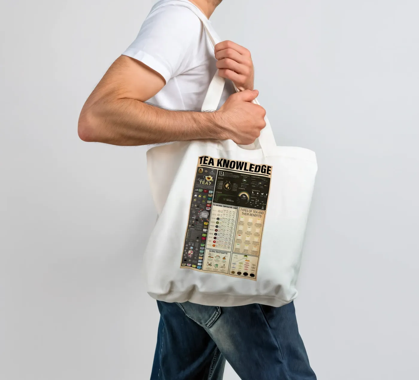 Tea Knowledge tote bag by Maritiknowled