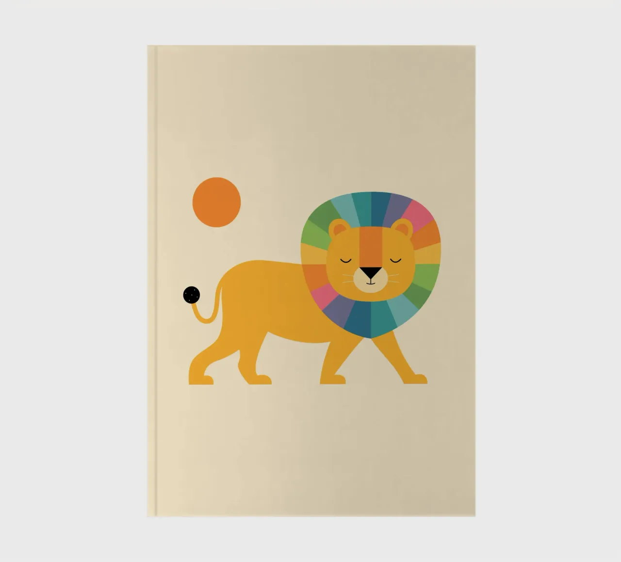 Lion Shine notebook by Andy Westface