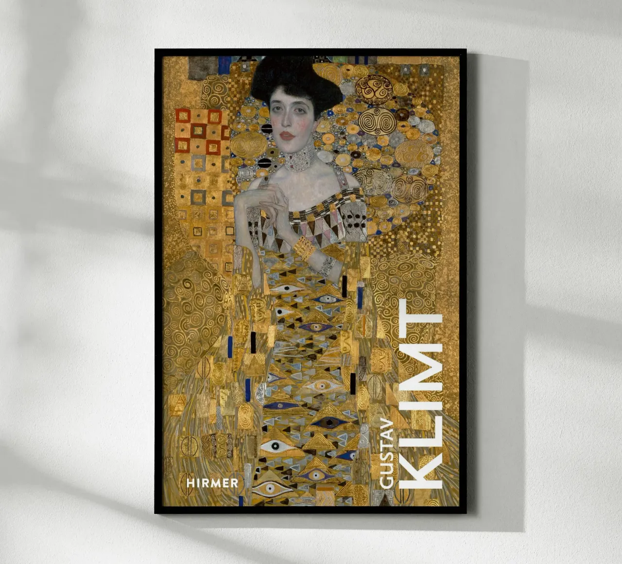 Gustav Klimt - Ritratto di Adele Bloch-Bauer poster con telaio in legno da Show Art