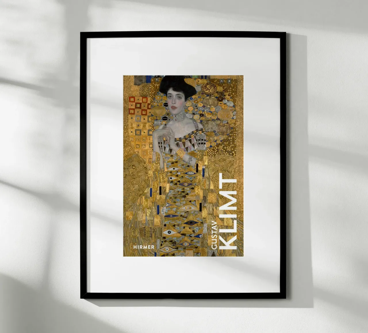 Gustav Klimt - Ritratto di Adele Bloch-Bauer poster con telaio in legno da Show Art