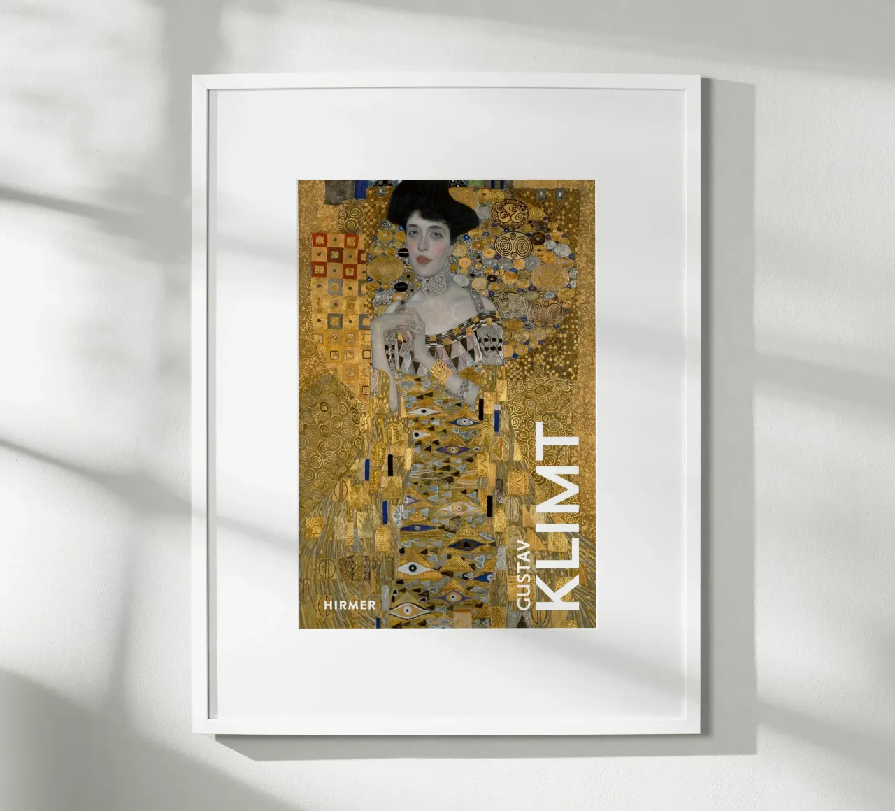 Gustav Klimt - Ritratto di Adele Bloch-Bauer poster con telaio in legno da Show Art