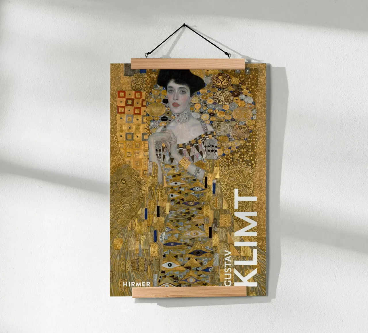 Gustav Klimt - Ritratto di Adele Bloch-Bauer poster con telaio in legno da Show Art
