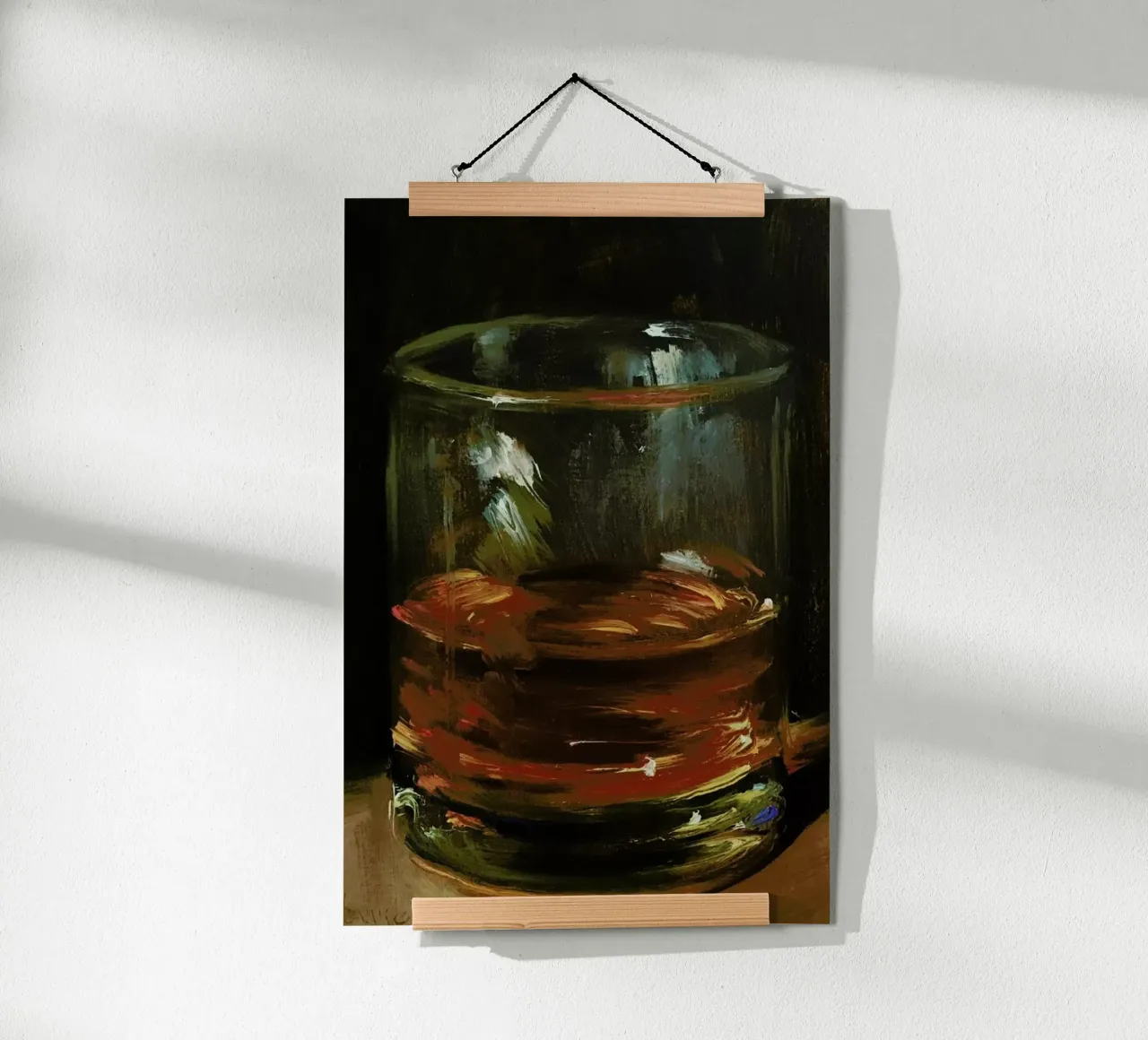 Glass Of Whiskey poster con telaio in plastica da Noah Verrier