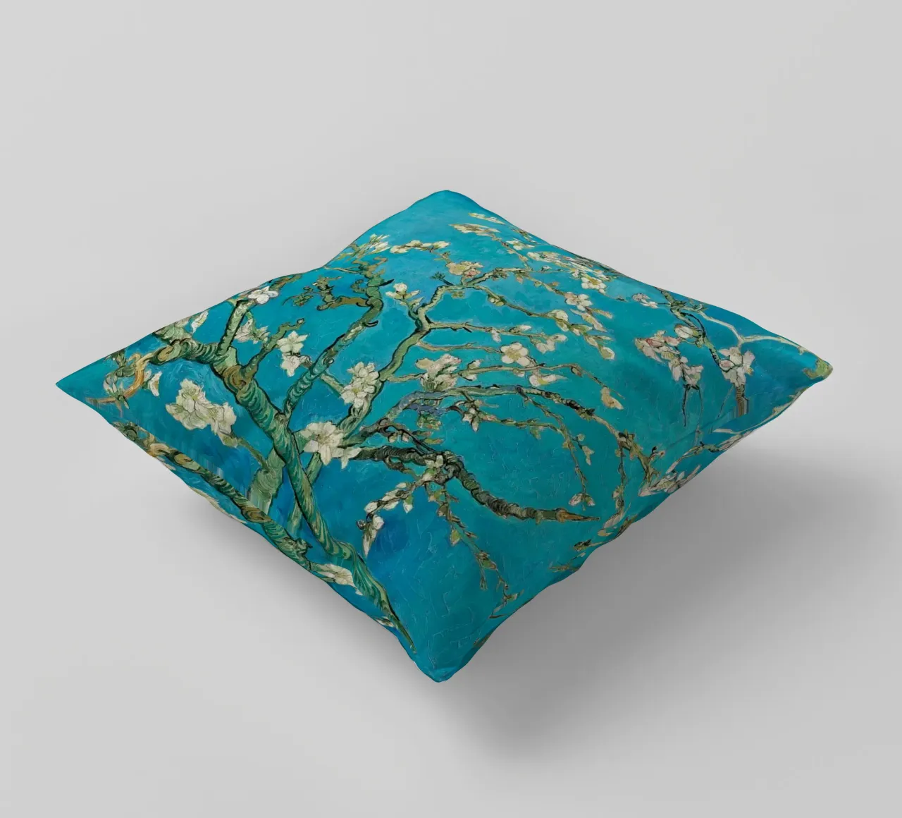 Mandorli in fiore - Vincent van Gogh cuscino da Sylviepaint