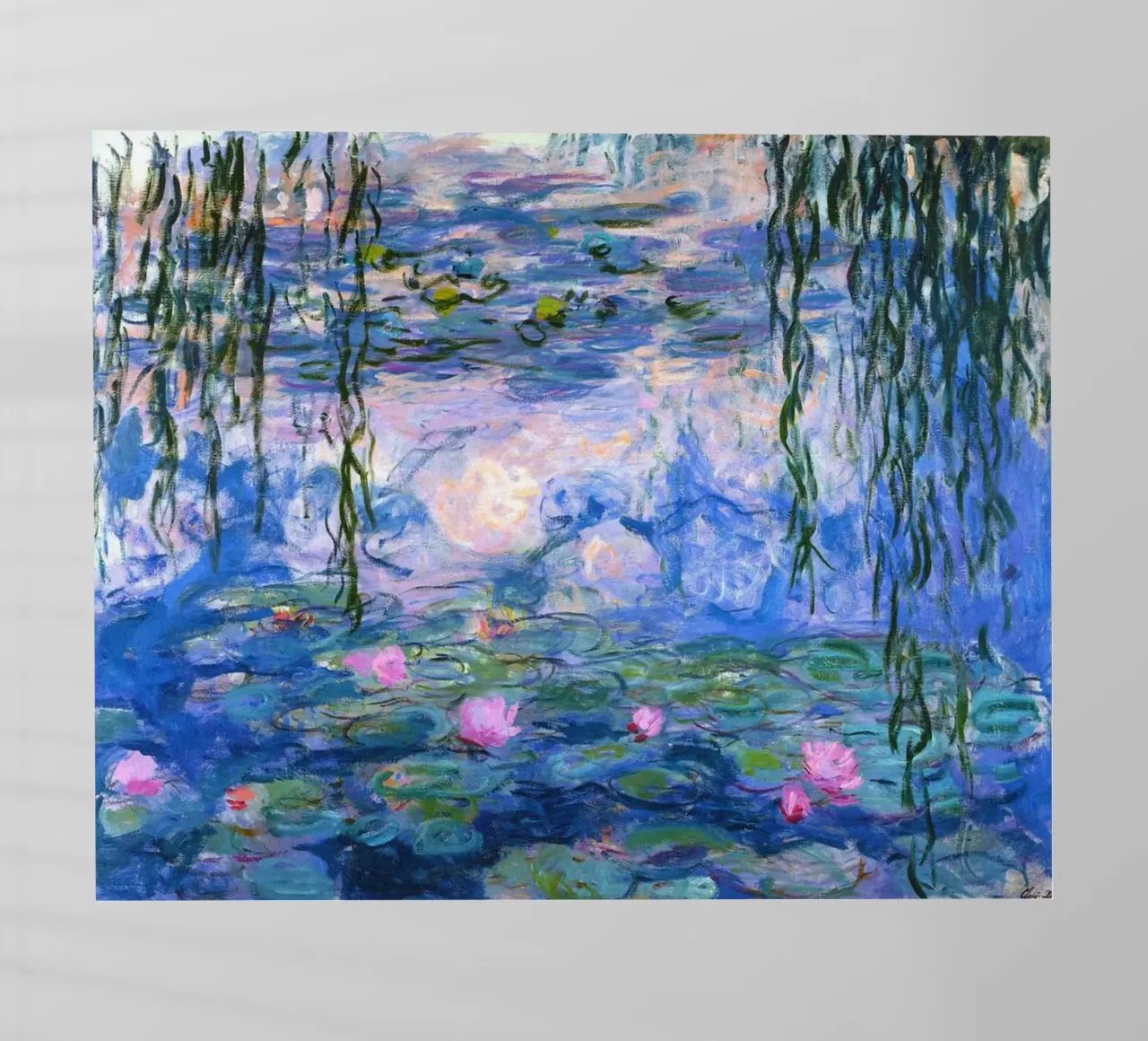 Monet - Fiore di loto pellicola backlit da Günstiger Laden