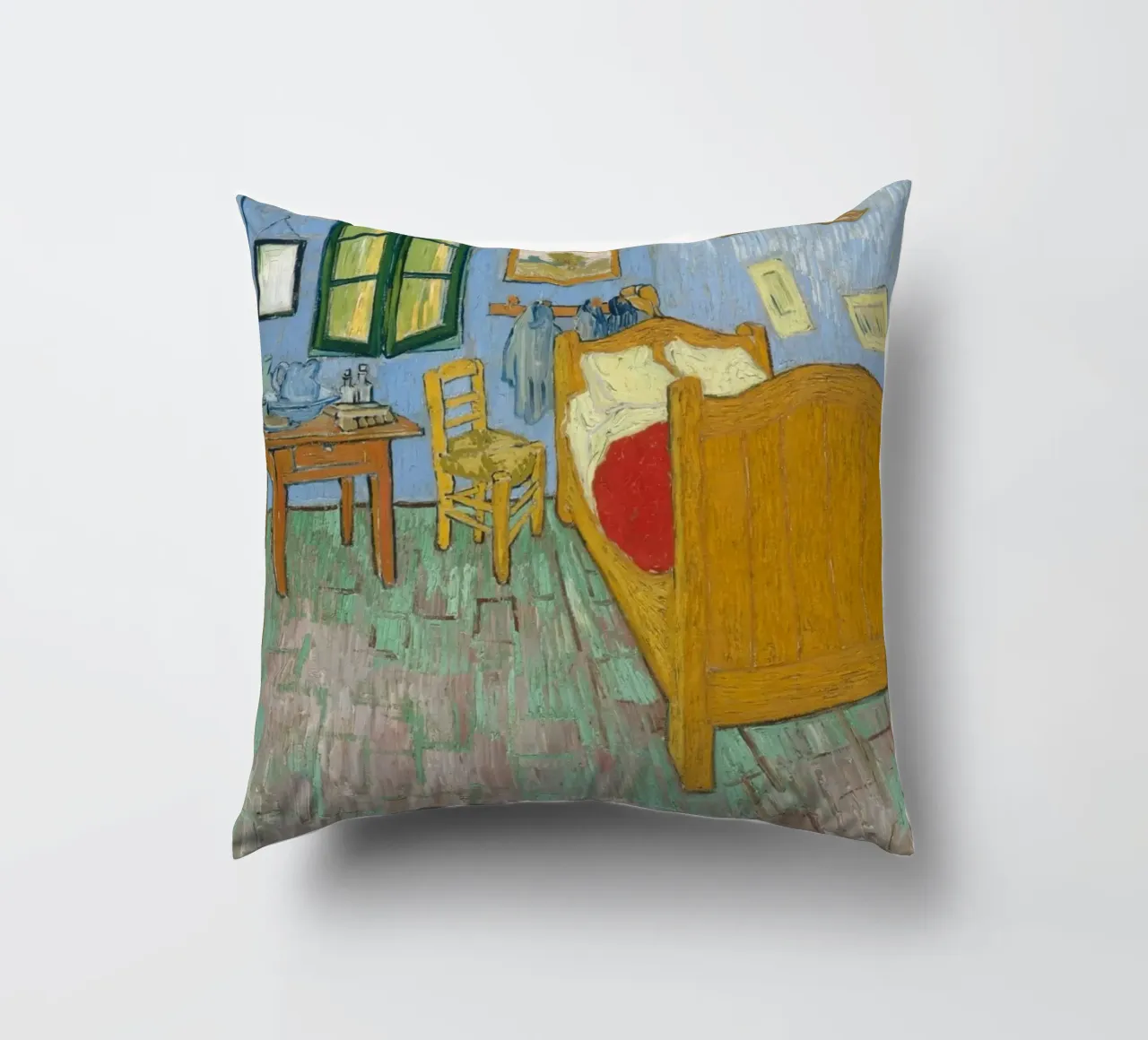Camera da letto ad Arles - Vincent van Gogh cuscino da Sylviepaint
