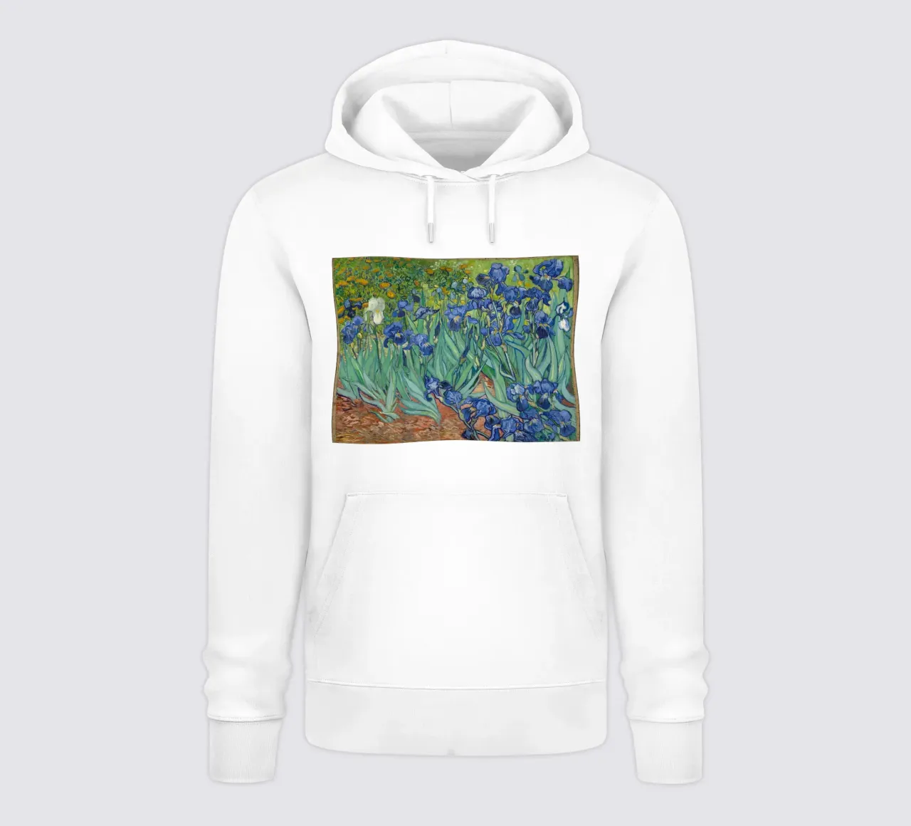 Iris - Vincent van Gogh felpa con cappuccio da Sylviepaint