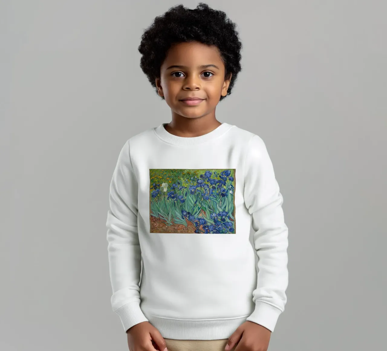 Iris - Vincent van Gogh felpa bambino da Sylviepaint