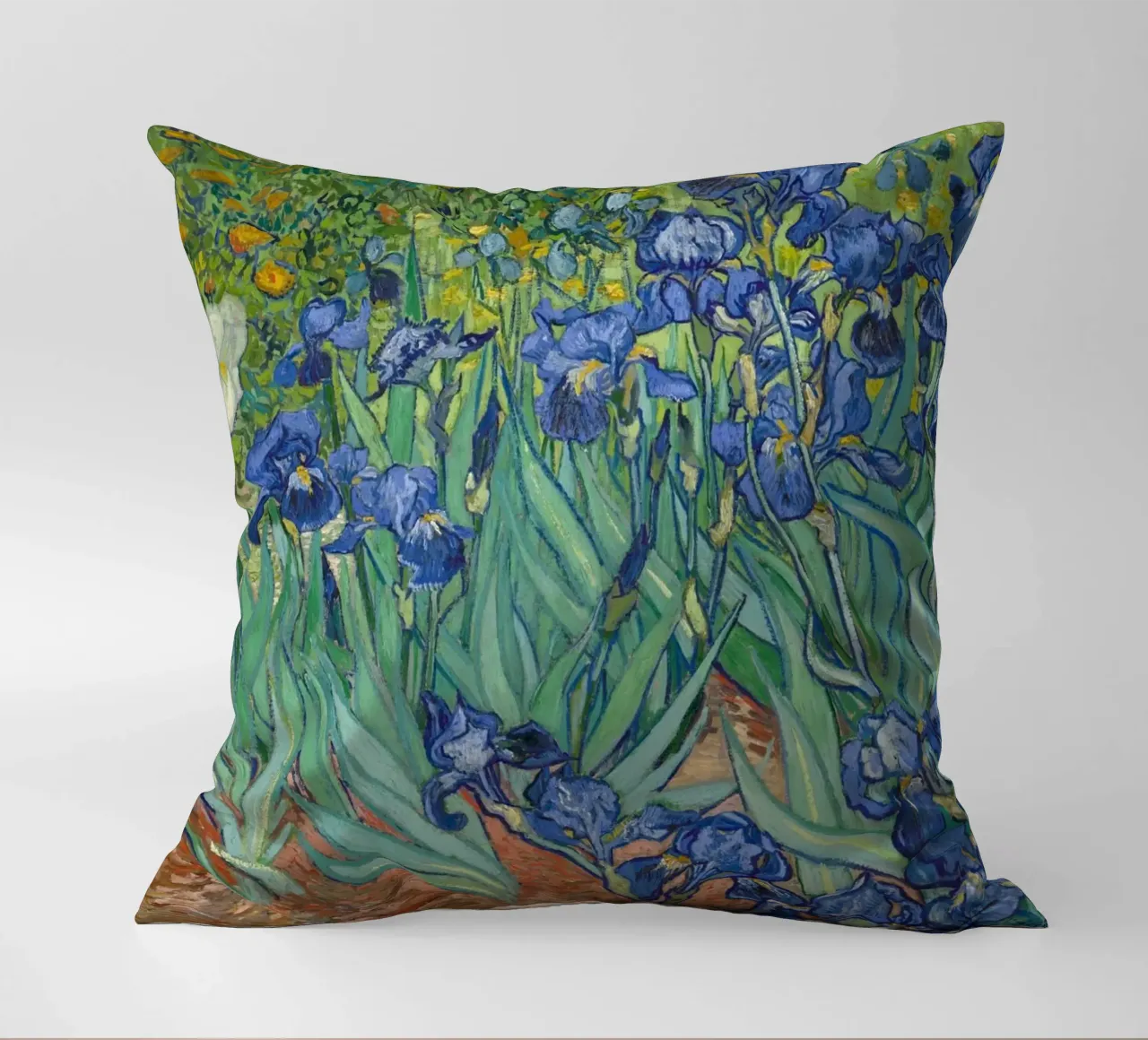 Iris - Vincent van Gogh cuscino da Sylviepaint
