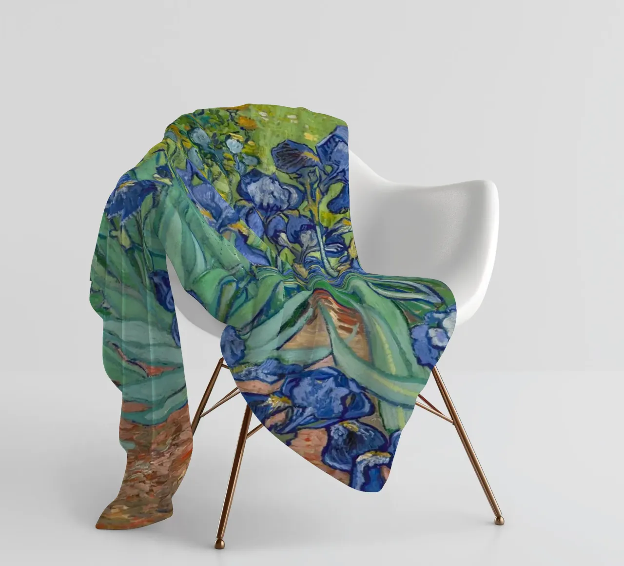 Iris - Vincent van Gogh coperta in pile da Sylviepaint