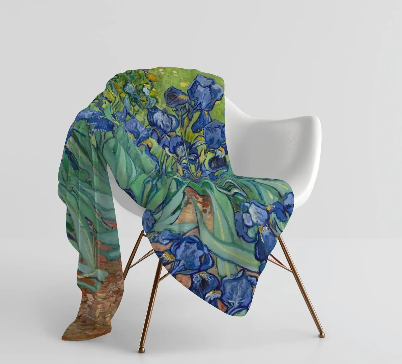 Iris - Vincent van Gogh coperta in pile da Sylviepaint