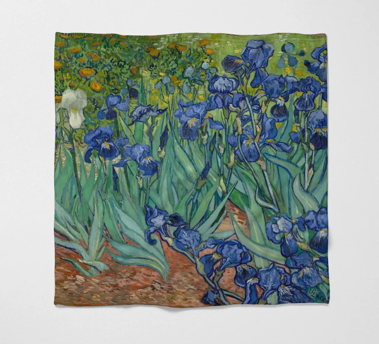 Iris - Vincent van Gogh coperta in pile da Sylviepaint