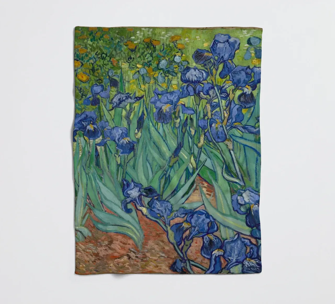 Iris - Vincent van Gogh coperta in pile da Sylviepaint