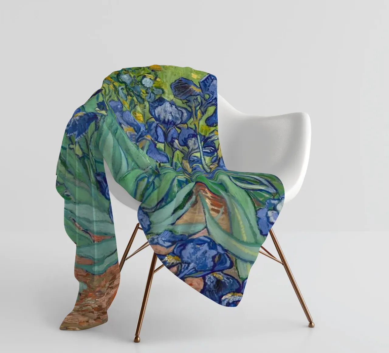 Iris - Vincent van Gogh coperta in pile da Sylviepaint