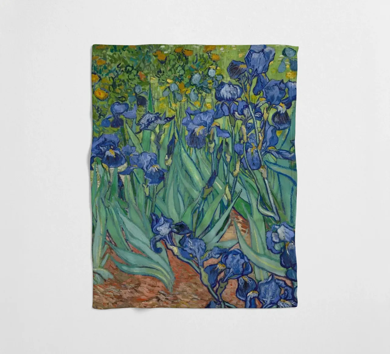 Iris - Vincent van Gogh coperta in pile da Sylviepaint