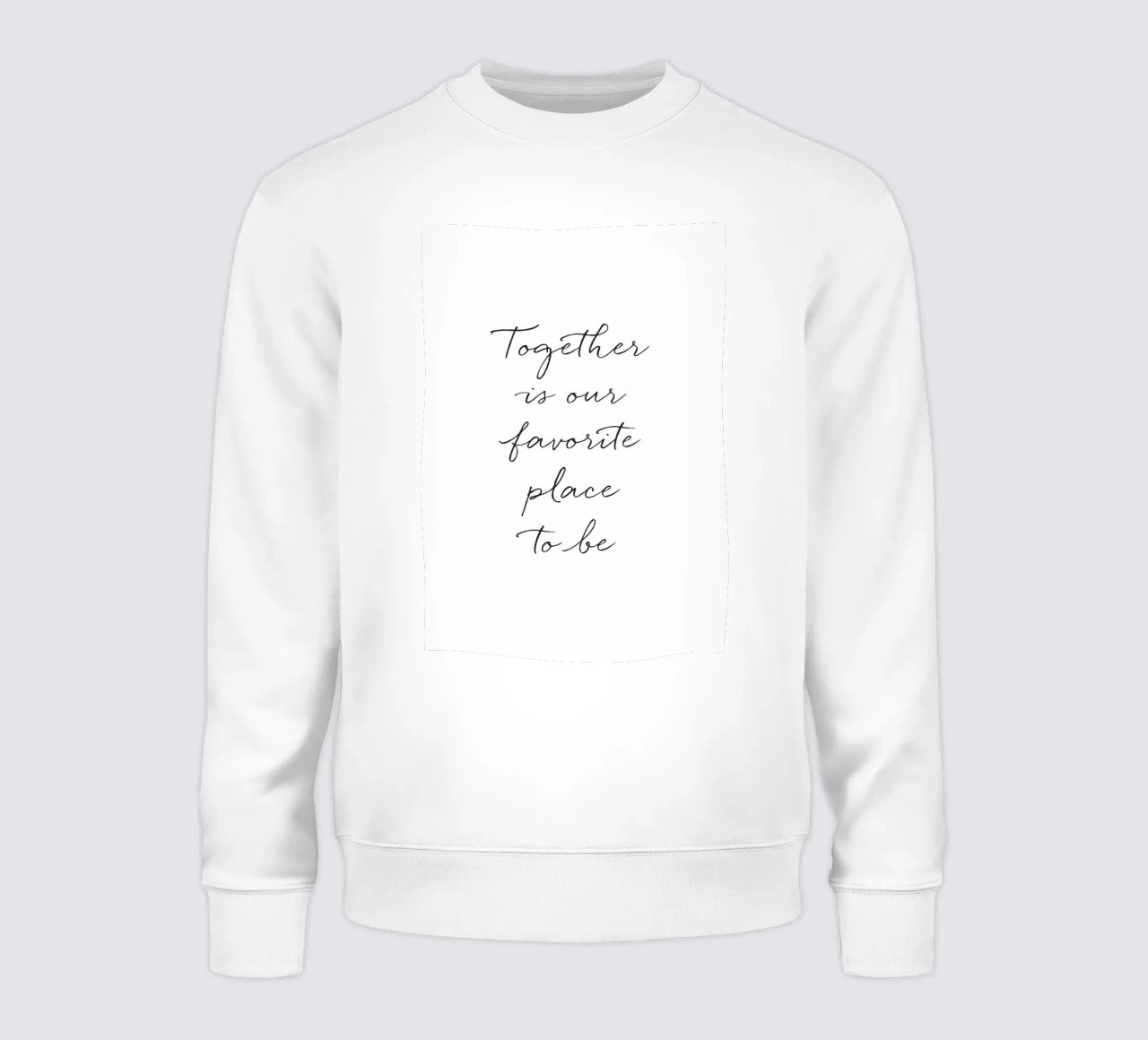 ensemble, c'est notre lieu de prédilection sweat de Hibikichan