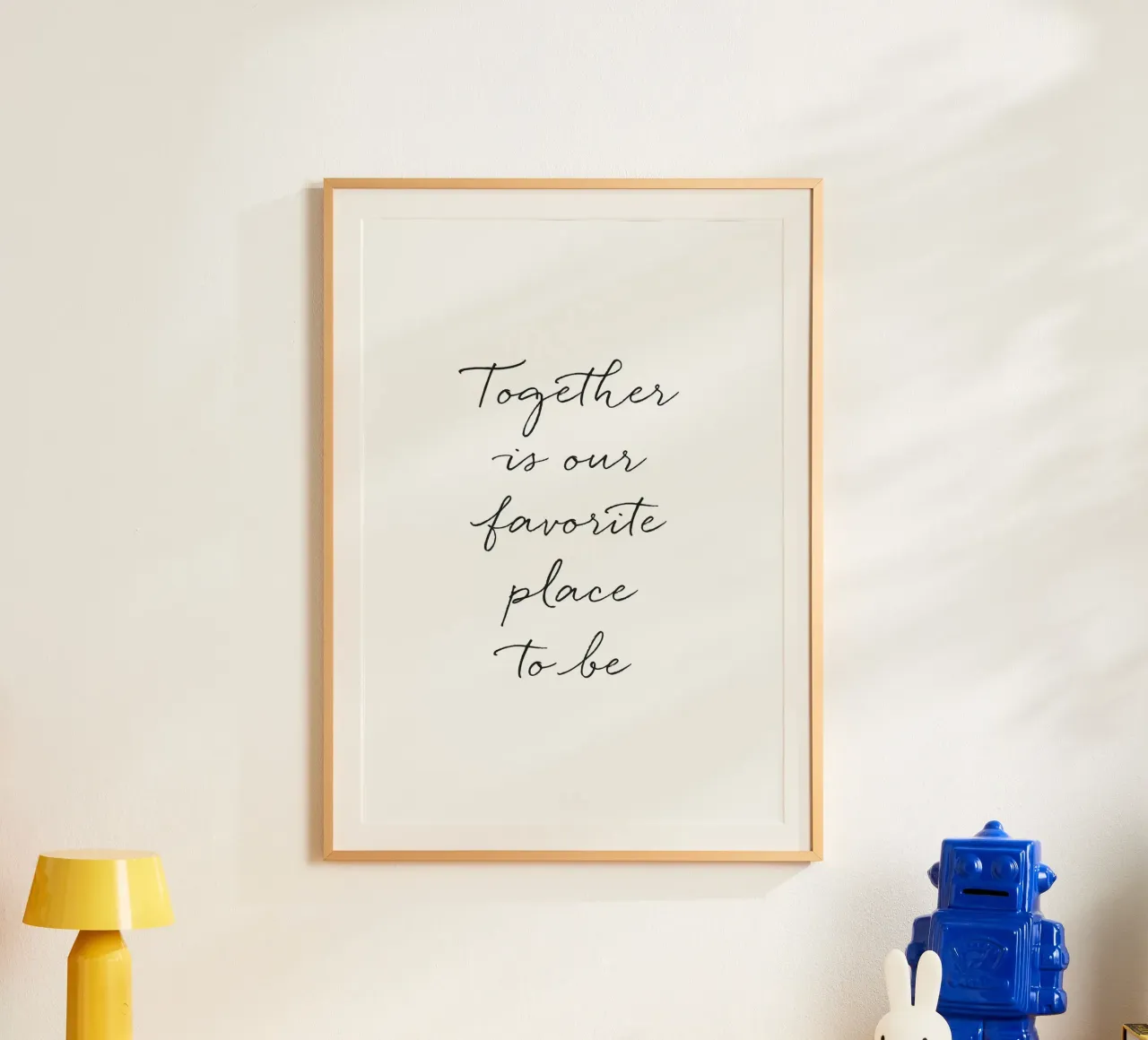 samen is onze favoriete plek om te zijn poster van Hibikichan
