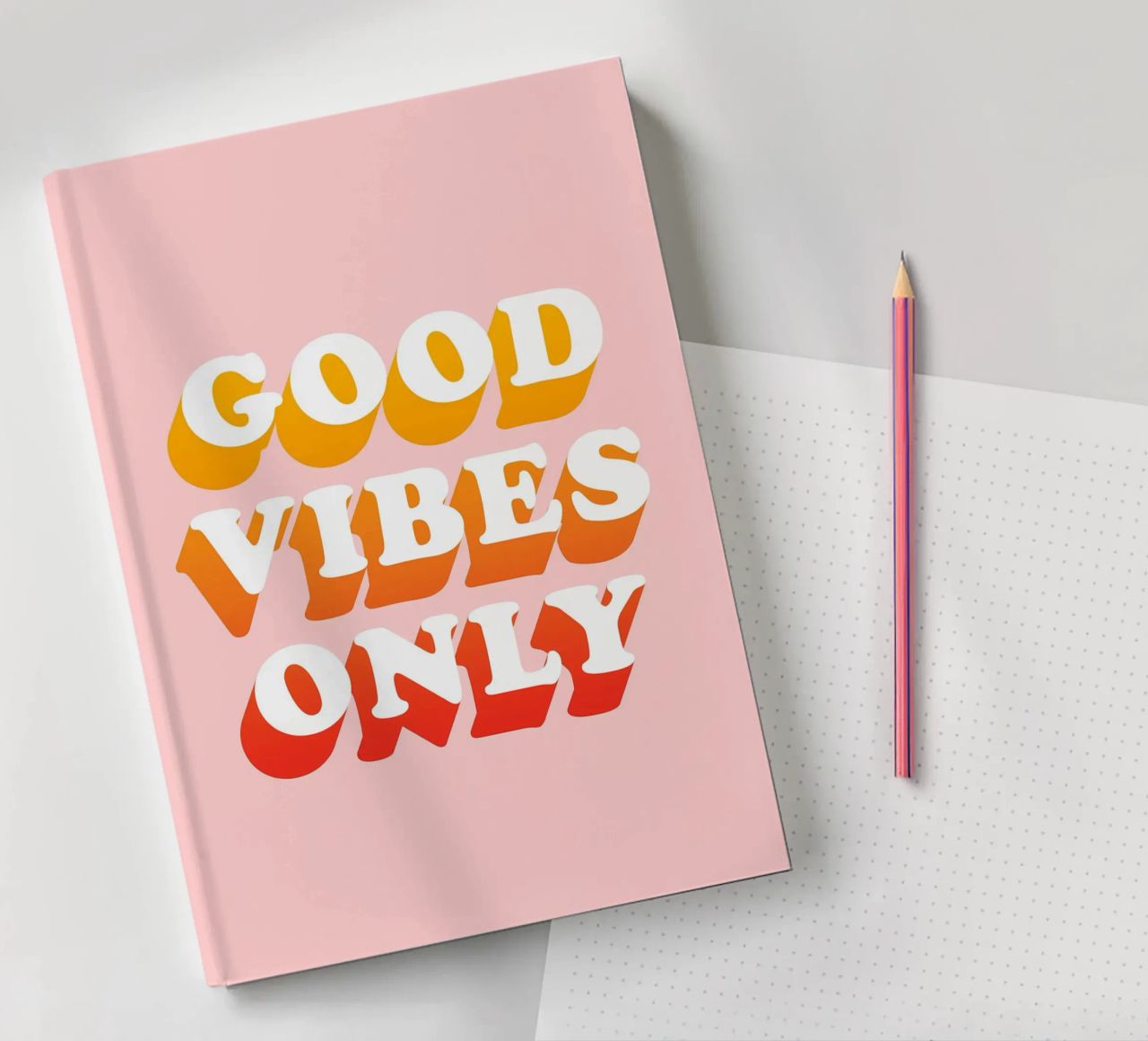 GOOD VIBES ONLY notebook by Hibikichan
