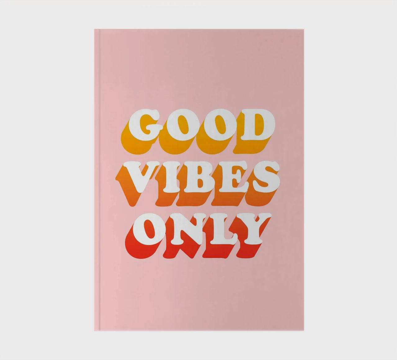 GOOD VIBES ONLY notebook by Hibikichan