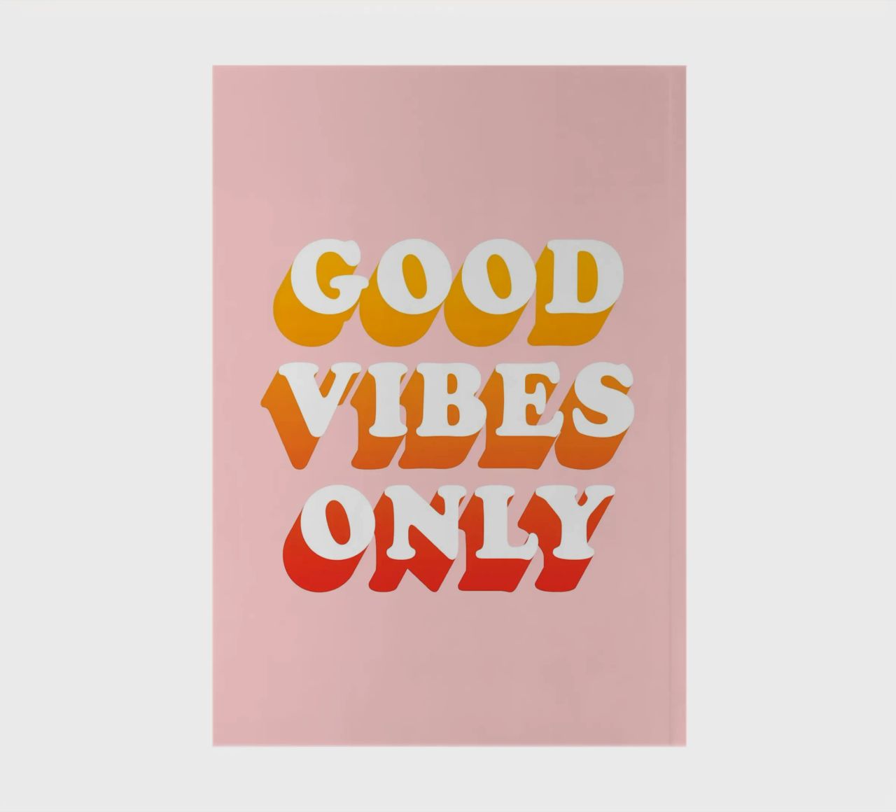 GOOD VIBES ONLY notebook by Hibikichan