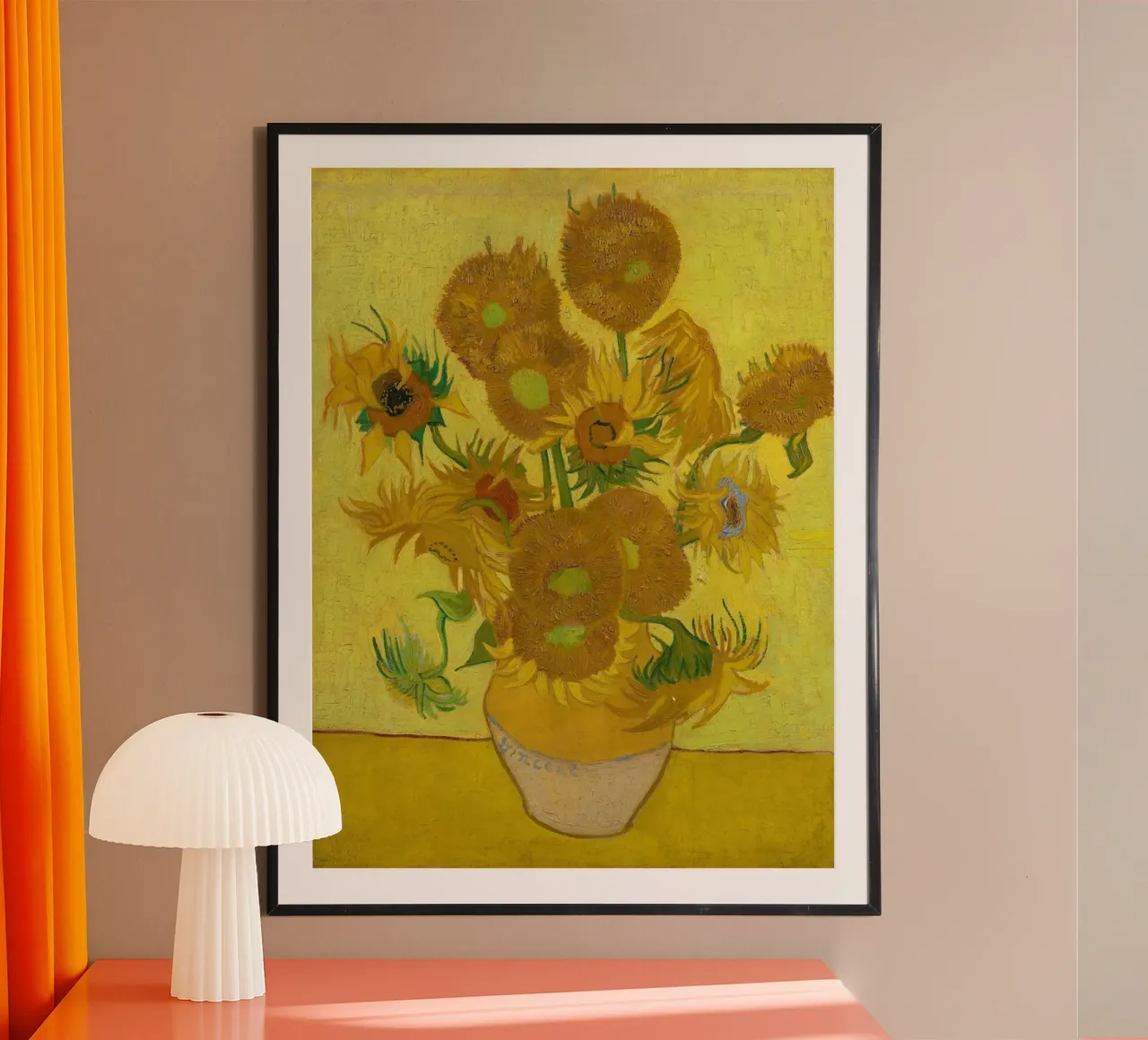 Vaso con quindici girasoli - Vincent van Gogh carta hahnemühle da Sylviepaint