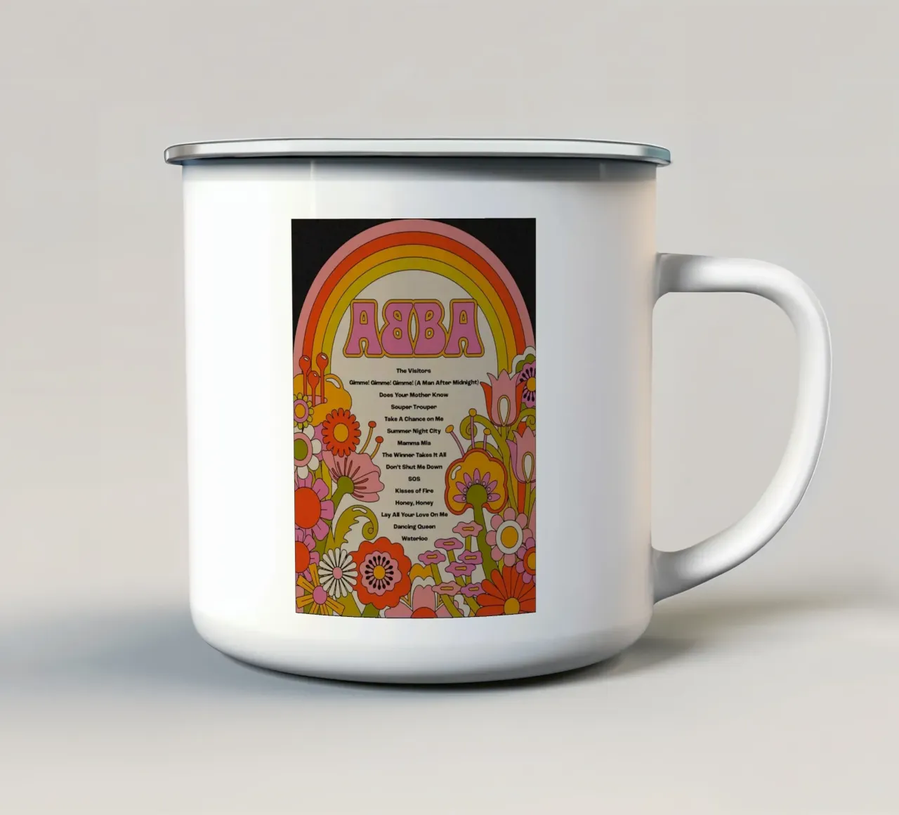 pop magic from sweden enamel mug by buky