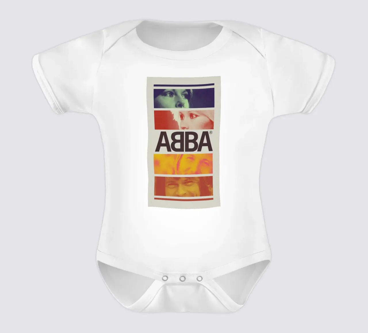 melodies that shaped generations short-sleeve baby romper by buky